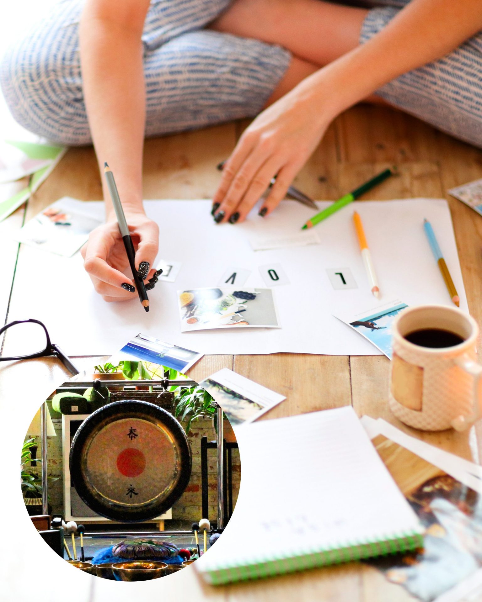 Full Moon Gong & Vision Board Night | Hempfield Apothetique | Lancaster PA