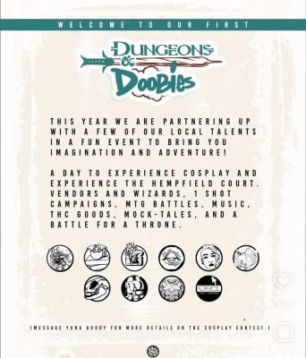 Dungeons & Dubie's hosted by DJ Goody 7 Friends | Lancaster, PA | Hempfield Apothetique | The Lounge at Hempfield Apothetique