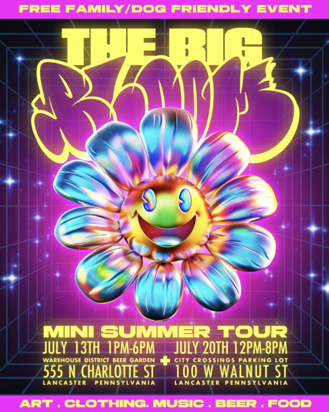 The Big Bloom | Outdoor Art Market | Lancaster, PA | The lounge at Hempfield Apothetique