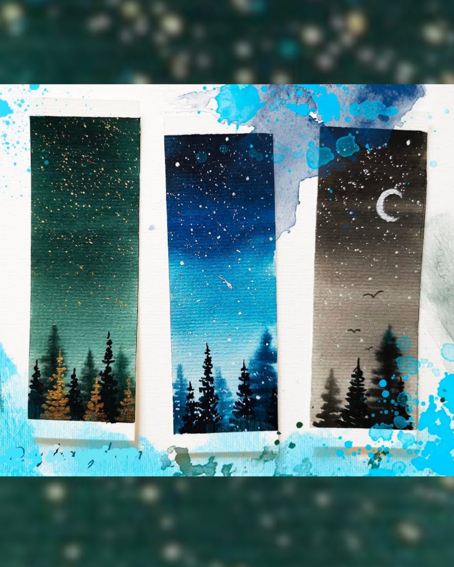 Canna Craft Corner | Watercolor Bookmarkers | the lounge | Hempfield Apothetique | Lancaster, PA