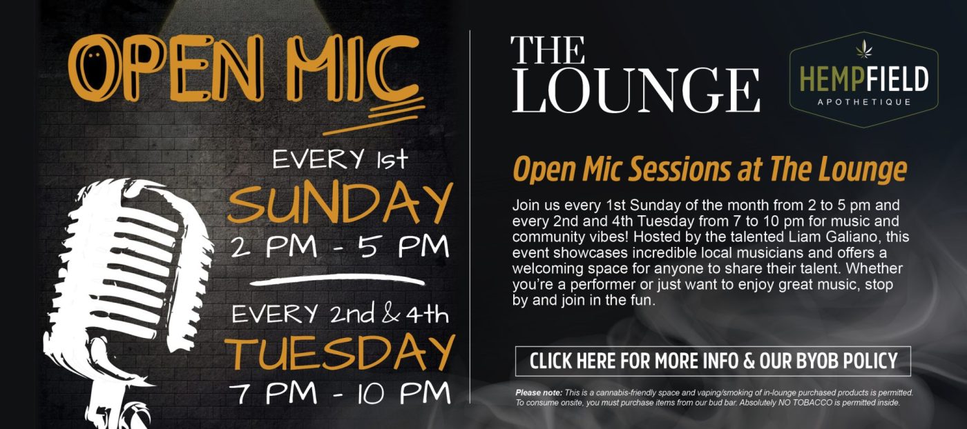 Open Mic in Lancaster, PA | Open Mic Night Lancaster, PA | Open Mic Sessions | Hempfield Apothetique
