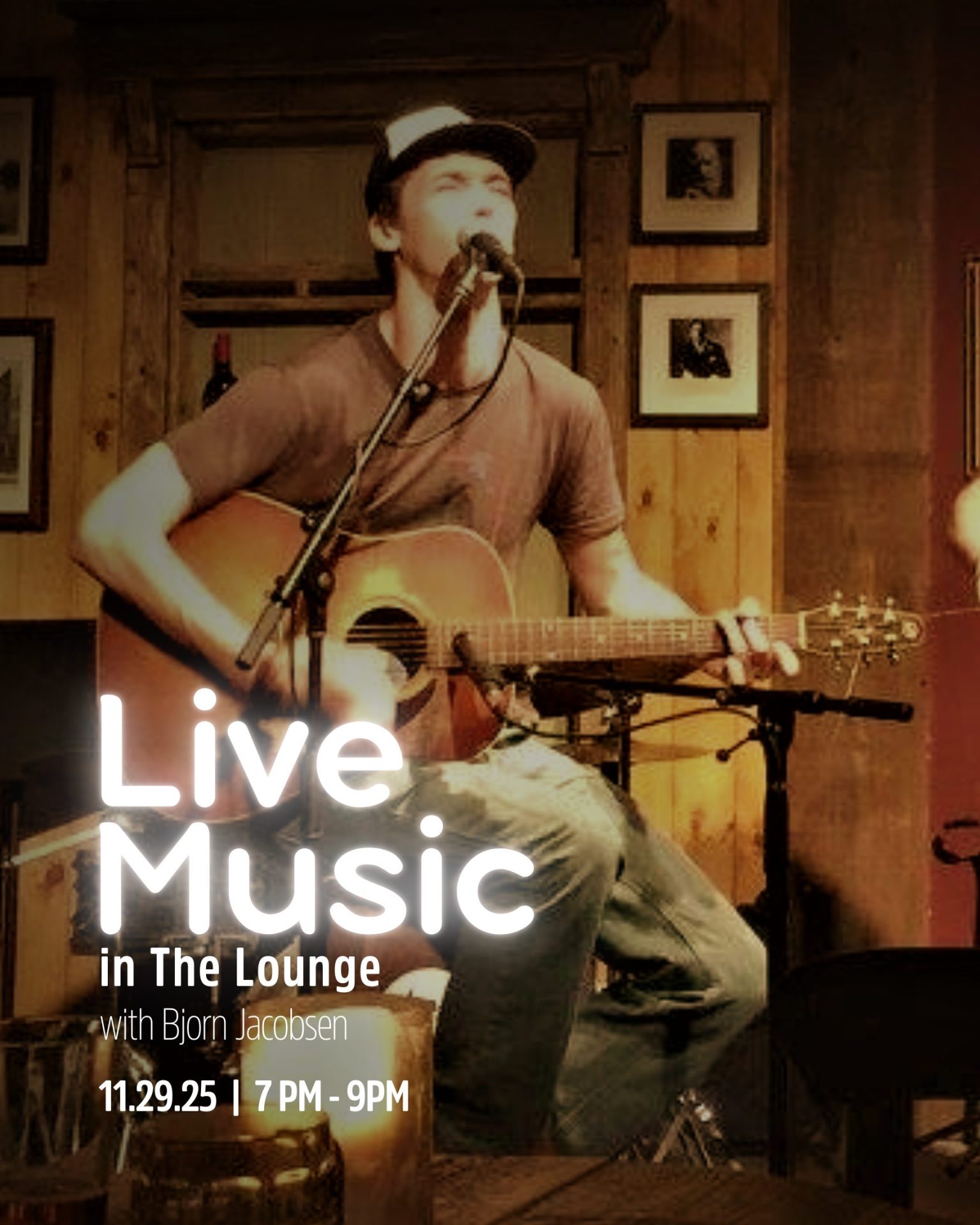 Live Music in The Lounge | Bjorn Jacobson | Lancaster PA | The Lounge at Lancaster, PA
