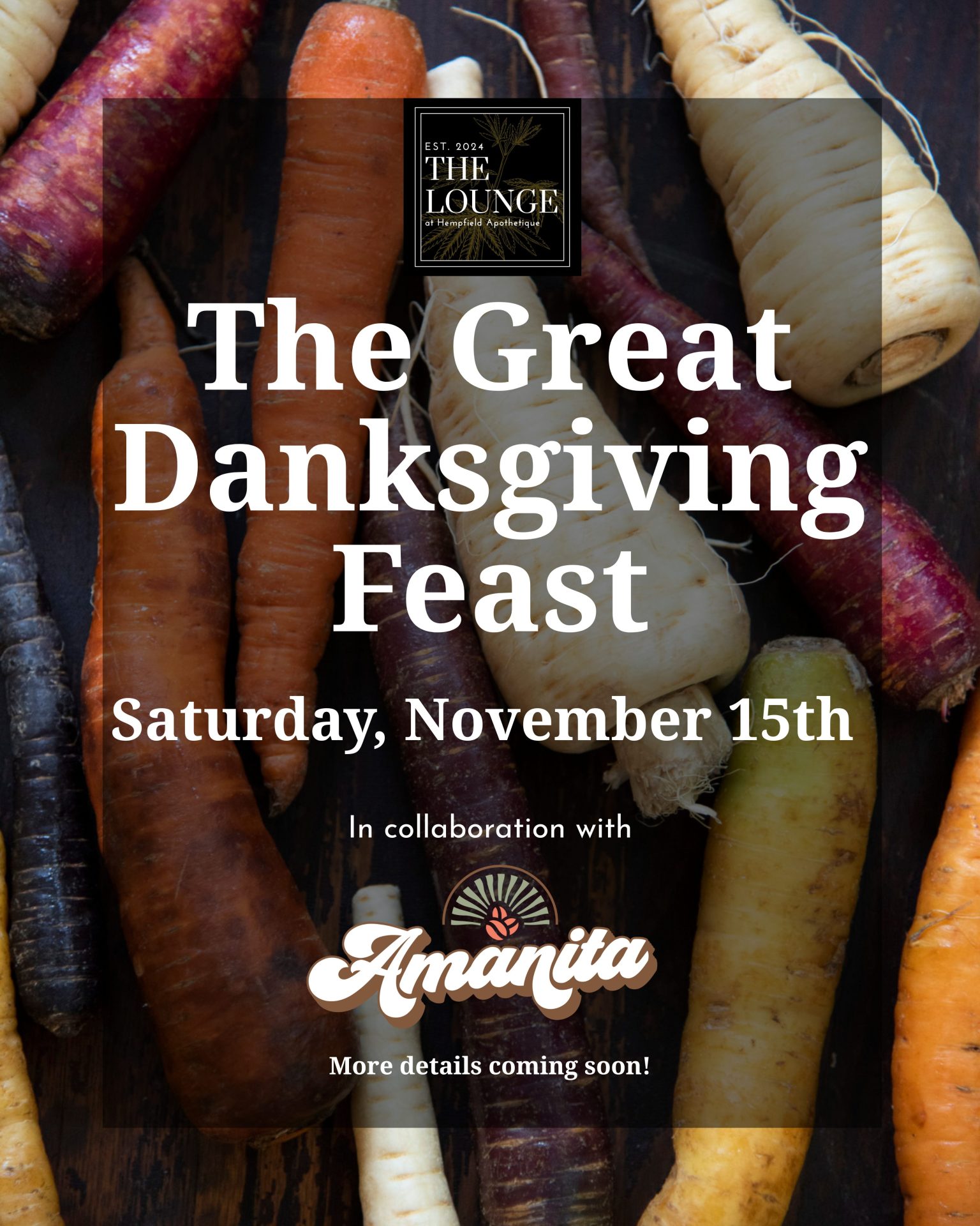 The Great Danksgiving Feast | THC Infused Dinner | Lancaster, PA | the Lounge at Hempfield Apothetique | PA Consumption Lounge